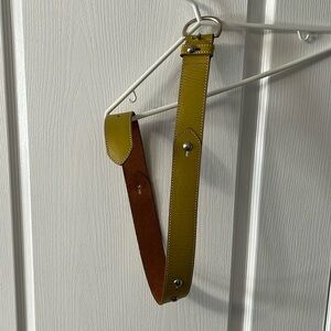 Linea pelle mustard belt medium